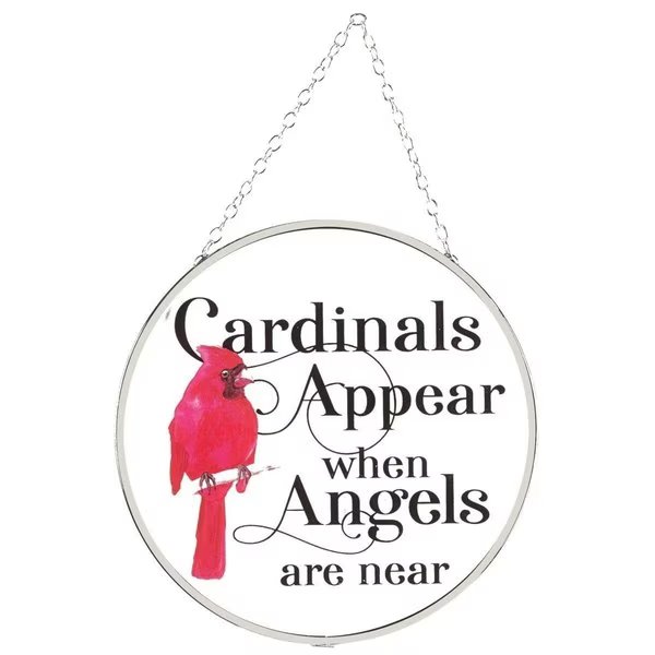 Cardinals Appear When Angels Suncatcher, Dicksons, Mfr#: SUNCG41